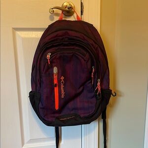 Columbia Purple and Black Backpack